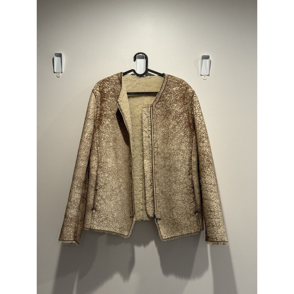 $1750 Isabel Marant Etoile Reversible shearling jacket FR 36